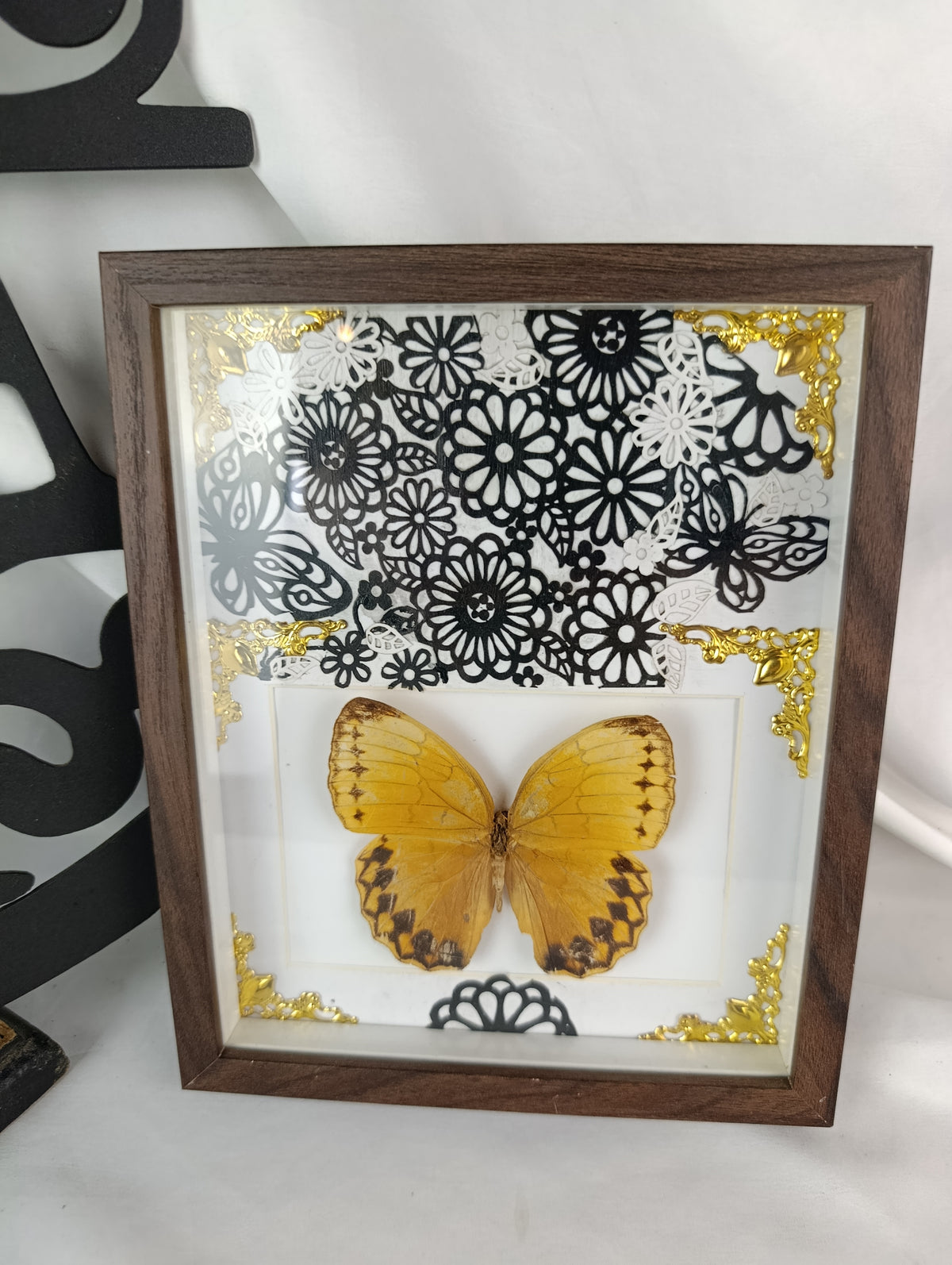 Cadre décoré papillon